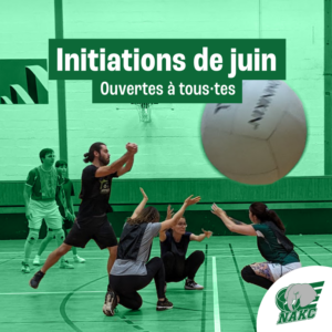 Initiations de kin-ball en juin